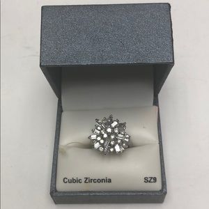 CBC cubic Zirconia Ring New sz 9